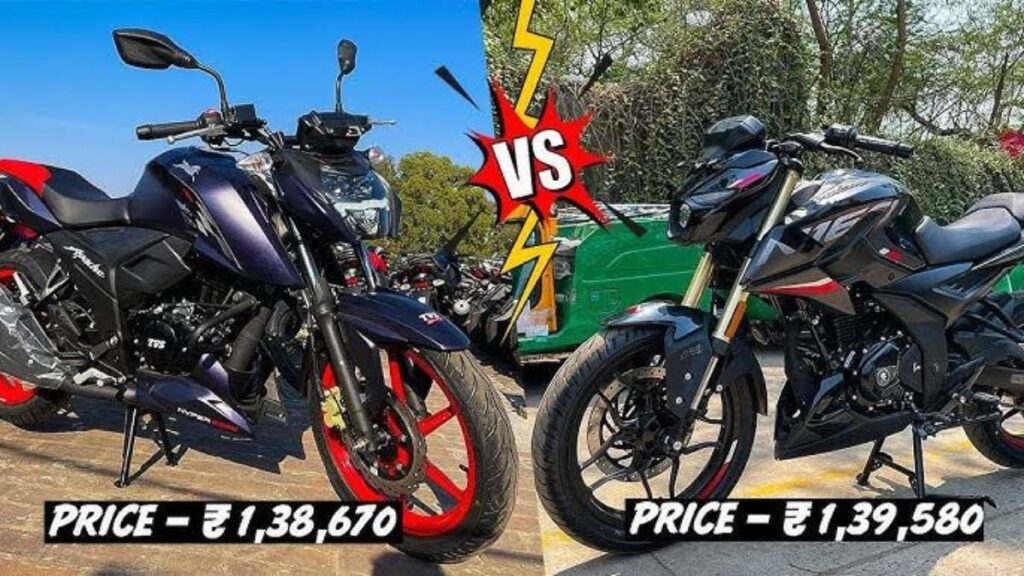 TVS Apache RTR 160 Vs Bajaj Pulsar N160